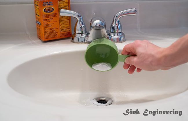 water not draining from bathroom sink