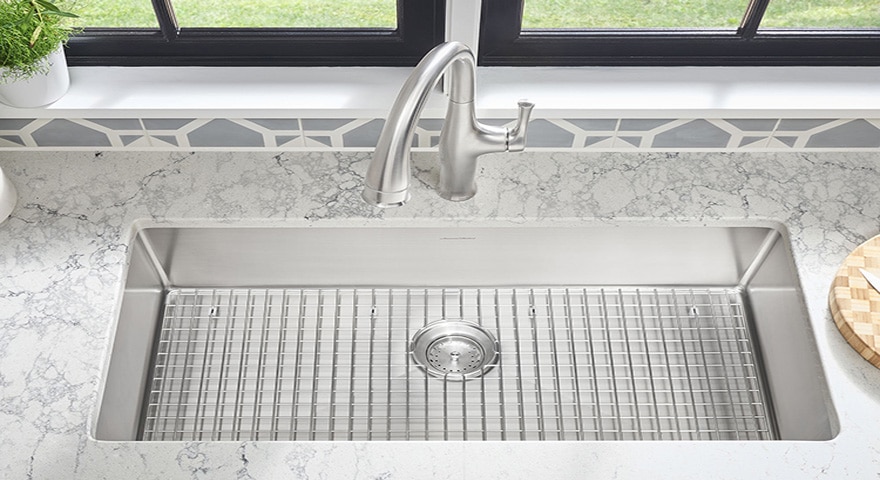 29cm Top-Spring Kitchen Sink Protector Mat PVC Drainer Mat 29