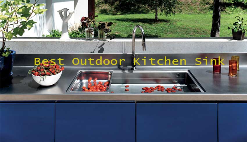 best sink for outdoor kitchen