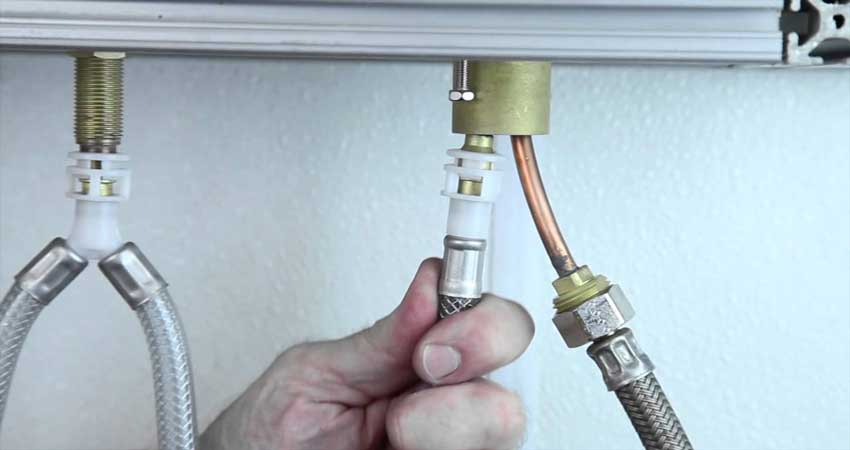 garden water hose connector to bathroom sink faucet