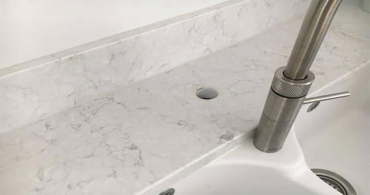 How to Enlarge Hole in Quartz Countertop